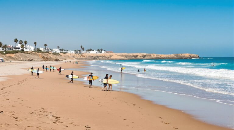 surfer au maroc