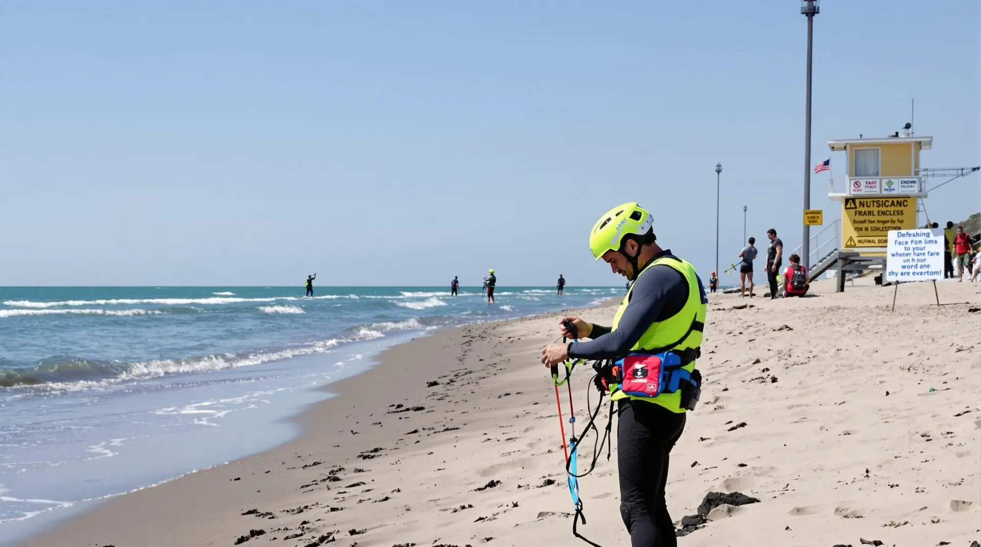 accident kitesurf