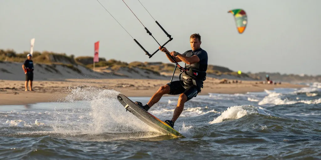kitesurf saut